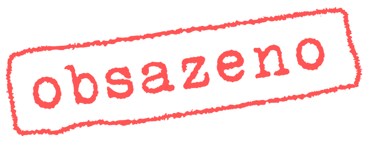 už je obsazeno